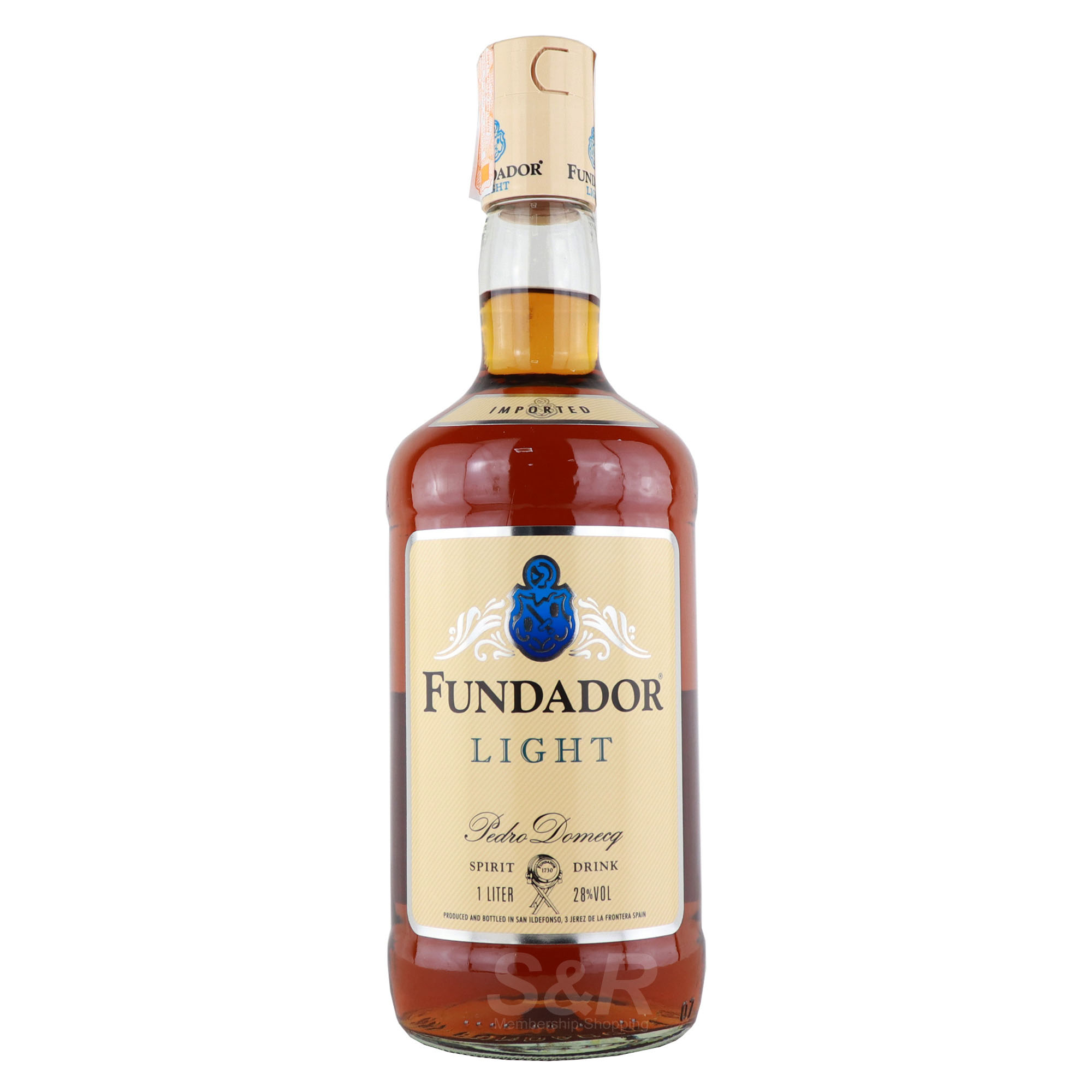 Fundador Light Brandy 1L Fundador Light Brandy 1L